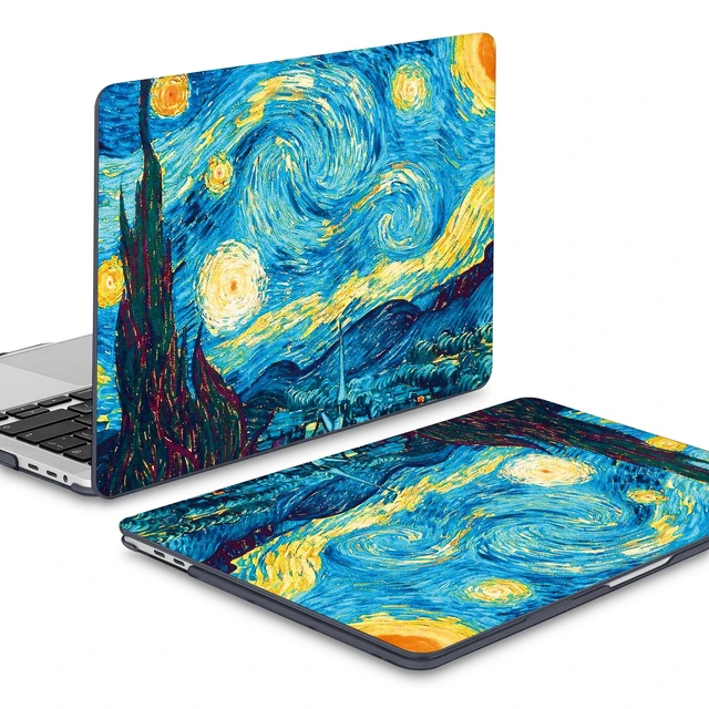 Alt view image 5 of 5 - Mektron for MacBook Pro 16 inch Case A2141, 2020 2019 Pro 16-inch Touch Bar & Touch ID Starry Sky Matte Hard Shell Cover Keyboard Skin Screen Protector