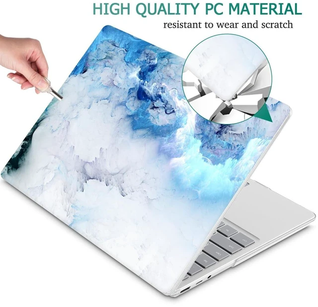 Alt view image 5 of 5 - Mektron Surface Laptop Go 12.4 inch Case Compatible with Go 3/2/1 Microsoft Surface Laptop 12.4" Cover 2023-2020 Releases Model 1943/2013 Plastic Hard Shell Case, Cloud & Lightning