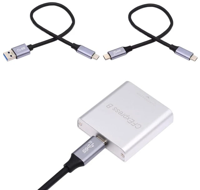 Main image of NFHK USB3.1 Type-C USB3.0 Type-A to CF Express Extension Card Reader CFE Type-B Support R5 Z6 Z7 CFB Memory Card