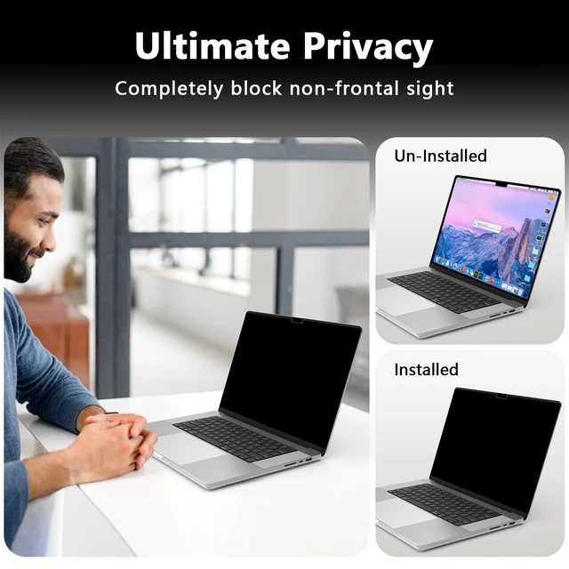 Alt view image 5 of 5 - LUSA DESIGN Magnetic MacBook Air 15 Inch Privacy Screen