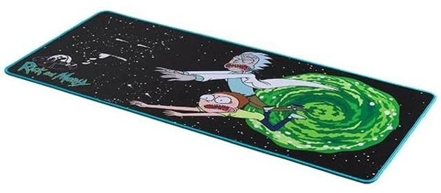 Alt view image 3 of 5 - SUBSONIC Rick & Morty Mouse Pad XXL 35x15 in Desk Mat Extra Large