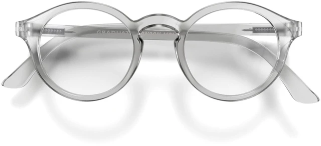 Main image of LONDON MOLE Graduate blue light blocking glasses ^^ Cool round panto shaped blue blockers ^^ Anti eyestrain for screens ^^ Mens Womens Unisex ^^ Spring hinges