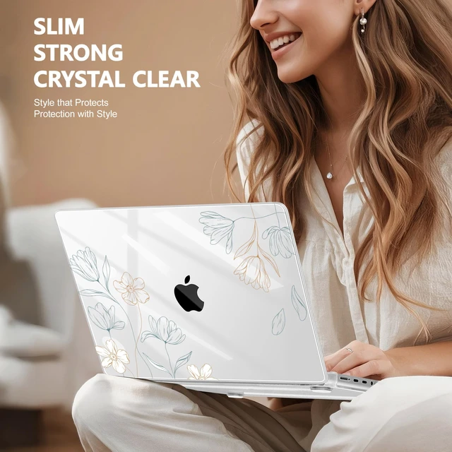 Alt view image 4 of 5 - May Chen for 2026 MacBook Pro 14-inch M5 M4 M3 M2 M1 Pro/Max Chip, Release 2026 2025-2021, Model A3427 A3426 A3434 A3112 A3401 A3185, Plastic Hard Shell with Keyboard Cover, Floral