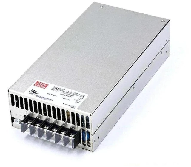 Main image of Enclosed Type 600W 24V 25A SE-600-24 Meanwell AC-DC SMPS SE-600 Series MEAN WELL Switching Power Supply