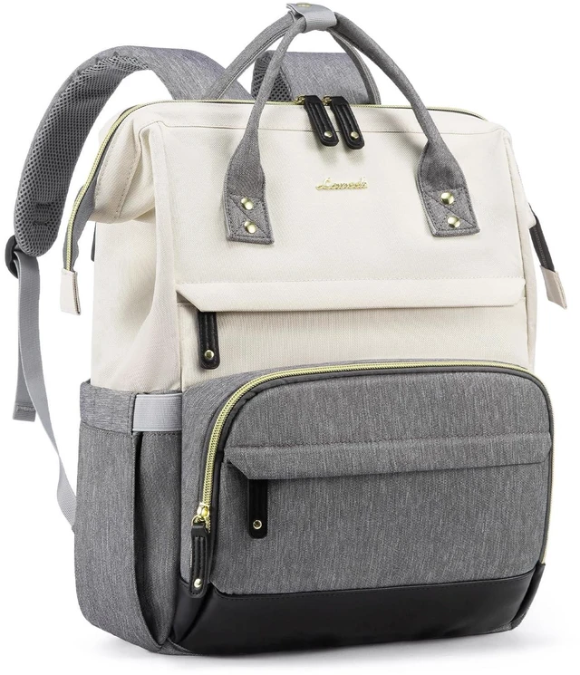 Main image of LOVEVOOK Laptop Backpack for Women, 15.6 Inch Work Business Backpacks Purse With Large Capacity, Waterproof Nurse Bag College Bookbag for School, Waterproof Casual Daypack for Travel