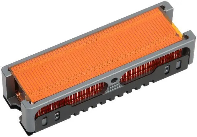 Main image of M.2 2280 SSD Heatsink - Pure Copper Heat Sink Fins with 58 Exhaust Vents & PWM Intelligent Fan for Low Noise Cooling