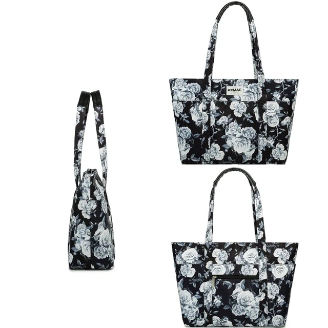 Alt view image 5 of 5 - Kinmac Women's Laptop Tote Bag Top Handle Handbag Work Bag for Laptop Computer Up to 15 inch (Grey Rose)