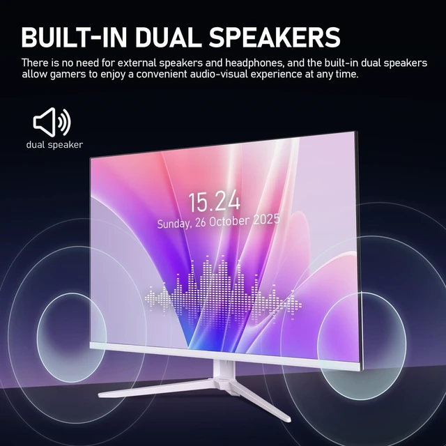 Alt view image 4 of 5 - Gawfolk 28 inch UHD 4K computer monitor, IPS Ultra HD (38402560p)PC screen