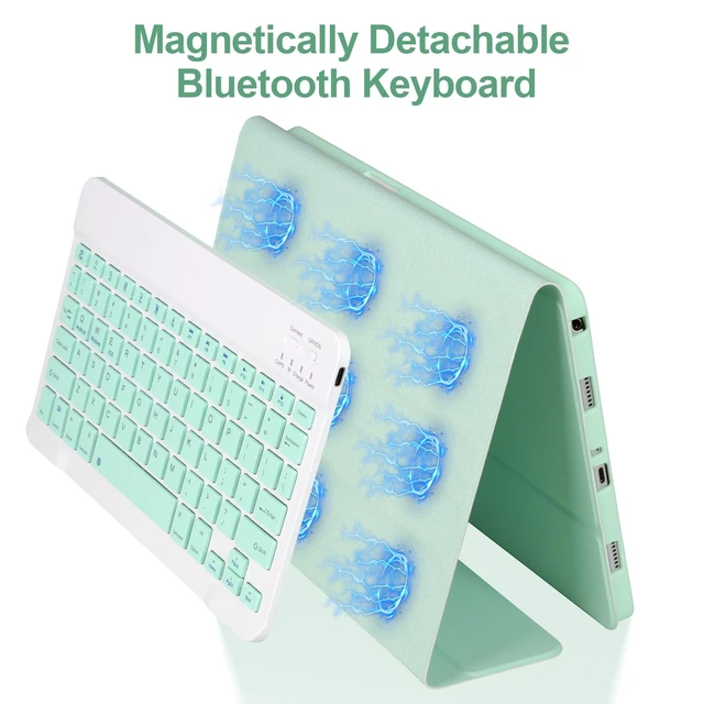 Alt view image 5 of 5 - Keyboard Case for Samsung Galaxy Tab A11+/ A9+ Plus 2025/2023 11,Case with Keyboard for Samsung Tab A11+ with S Pen Holder,Detachable Bluetooth Keyboard for Galaxy Tab A9+ Auto Wake/Sleep,