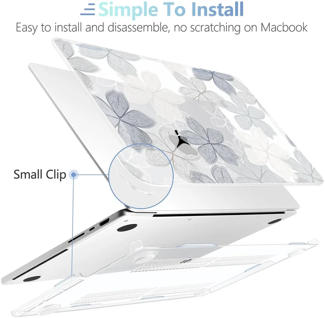 Alt view image 5 of 5 - MEEgoodo Compatible with MacBook Pro 14 inch Case (M5/M4/M3/M2/M1) Pro/Max 2026 2025 2024 2023 2021, Case Fit Model A3427/A3426/A3434/A3112/A3401/A3185/A2918/A2992/A2779/A2442, Multicolored Roses