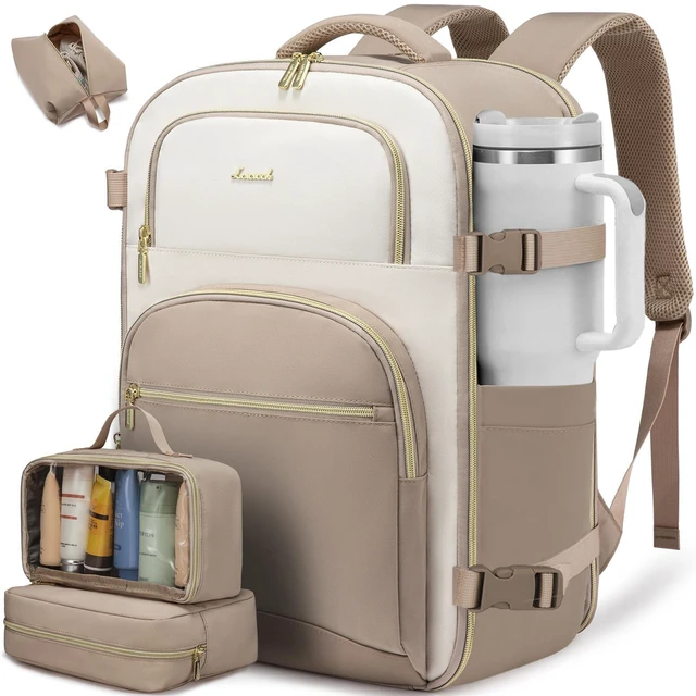 Main image of LOVEVOOK Travel Essentials Carry on Backpack 40L Travels Backpack for Women,Waterproof TSA Personal Item Travels Bag Airline Flight Approved,Large Carry on Luggage Laptop Backpack with Packing Cubes