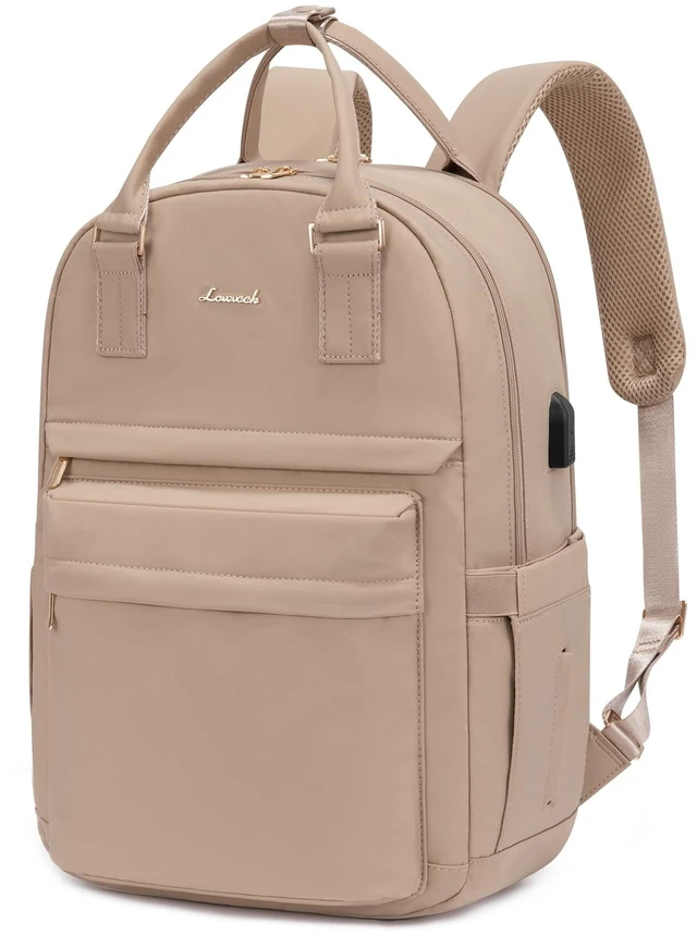 Main image of LOVEVOOK Laptop Backpack for Women 15.6 Inch Laptop Bag with USB Port, Fashion Waterproof Backpacks Teacher Nurse Stylish Travel Bags Vintage Daypacks for College Work
