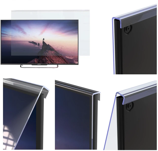 Alt view image 4 of 5 - Anti Blue Light Screen filter for 21.5 Inches Widescreen Desktop Monitor, Blocks Excessive Harmful Blue Light, Reduce Eye Fatigue and Eye Strain