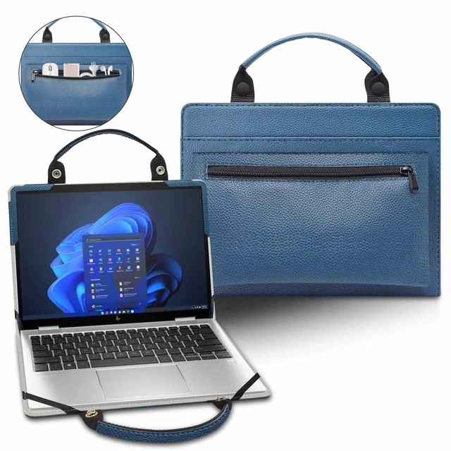 Main image of Laptop Case Cover for HP OmniBook Ultra Flip 2-in-1 14-fhXXXX 14-fh0047nr 14t-fh000/OmniBook 5 Flip 2-in-1 14-fpXXXX 14-fp0023dx with Portable Bag with Bag Handle,Blue