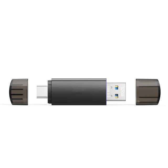 Alt view image 2 of 5 - JOIOT 32GB USB C Flash Drive Dual USB 3.0 Flash Drive Type C + USB A Portable Type-C Flash Drive 2-in-1 USB-C Thumb Drive for Smartphone Tablet Computer Mac iPhone 15 (5 Packs)