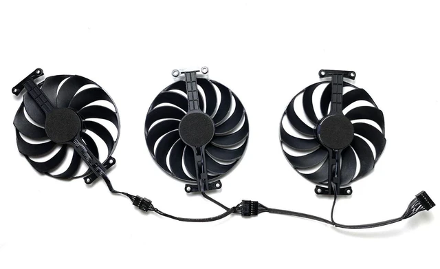 Alt view image 4 of 4 - 95MM T129215SU Cooling Fan Replacement for ASUS ROG Strix GeForce RTX 3060 Ti 3070 3080 3090 Ti Graphics Video Card CF1010U12S T129215BU (Fan-A)