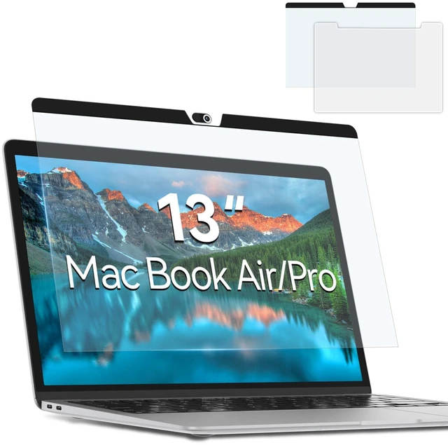 Main image of Magnetic Anti Blue Light Screen Protector for MacBook Air/Pro 13 Inch (2016-2022, M1, M2 ), Removable MAC 13.3" Blue Light Filter, Bubble-Free Install, Eye Protection Glare Laptop Screen Protector