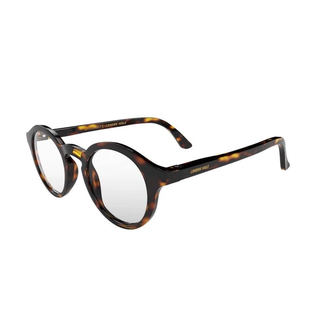 Alt view image 3 of 5 - LONDON MOLE Graduate blue light blocking glasses ^^ Cool round panto shaped blue blockers ^^ Anti eyestrain for screens ^^ Mens Womens Unisex ^^ Spring hinges