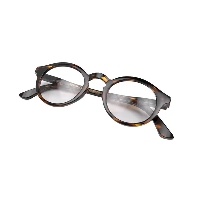 Alt view image 5 of 5 - LONDON MOLE Graduate blue light blocking glasses ^^ Cool round panto shaped blue blockers ^^ Anti eyestrain for screens ^^ Mens Womens Unisex ^^ Spring hinges