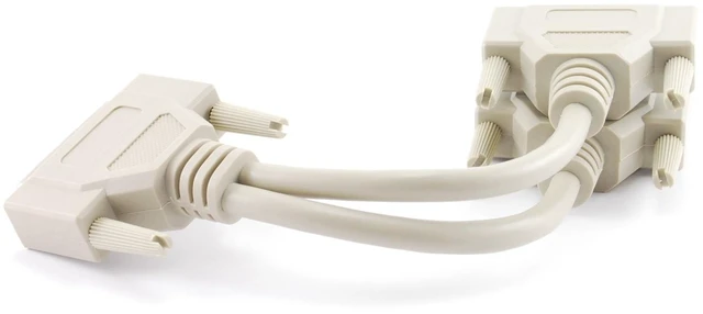 Alt view image 5 of 5 - CablesOnline 8 inch DB25 Parallel Male/Dual Female Y-Splitter Printer Cable (YS-005)