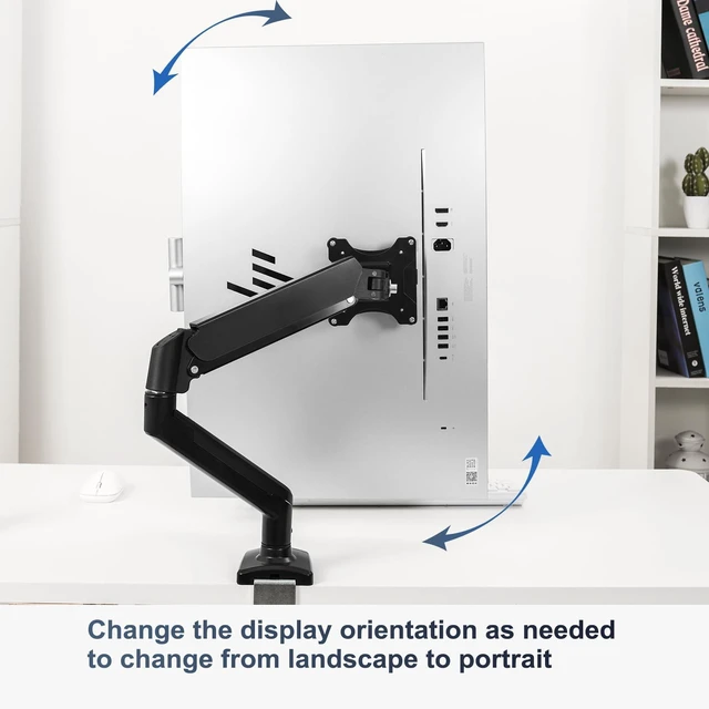 Alt view image 4 of 5 - Monitor Arm/Mount VESA Bracket Adapter Compatible with HP EliteOne 840 G9, 870 G9 All-in-One PC 100 * 100mm 75 * 75mm Black