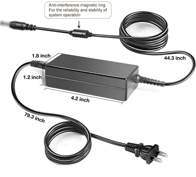 Alt view image 2 of 5 - Kircuit 130W AC Adapter Charger Cord Compatible with Dell 330-1830 331-5817 Power