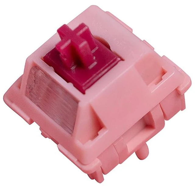 Main image of KPREPUBLIC Sarokeys X Geon Strawberry Wine Red Switch V2 Linear Switch MX Stem for Gaming Mechanical Keyboard Pre Lubed Long Spring LY Y3 (Sarokeys Wine Red V2 Switch x110)