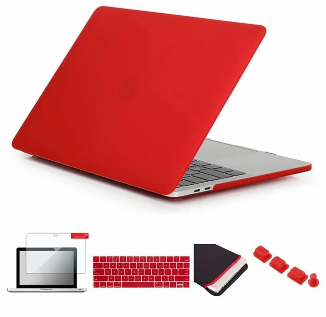 Alt view image 2 of 5 - Se7enline for MacBook Pro 15 inch Case 2016-2019 A1707/A1990,Red