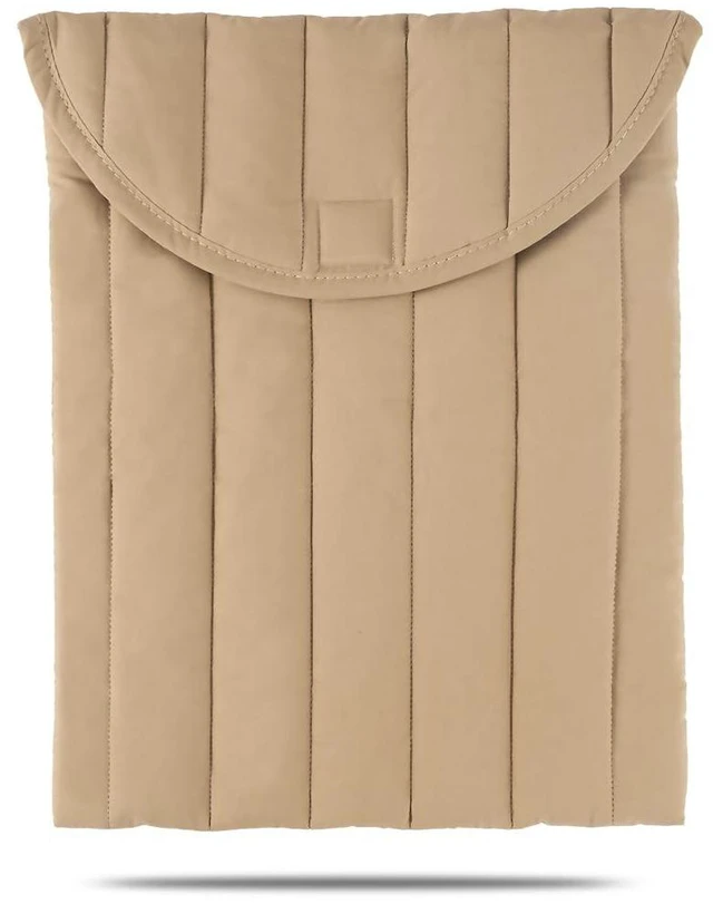 Main image of Linpr Puffy Laptop Sleeve 15-16 Inch, Soft Laptop Case, Streak-Beige