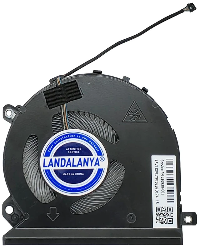 Alt view image 5 of 5 - LANDALANYA Replacement New Laptop CPU and GPU Cooling Fan for HP Elitebook 1050 G1 1050G1 HSN-Q11C Series L30938-001 NS85C00-17L24 NS85C00-17L25 DC5V 0.5A Fan