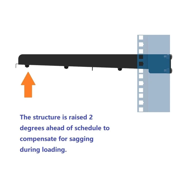 Alt view image 2 of 5 - JINGCHENGMEI 1U Cantilever Server Shelf Depth Adjustable 14-17 inch,Vented