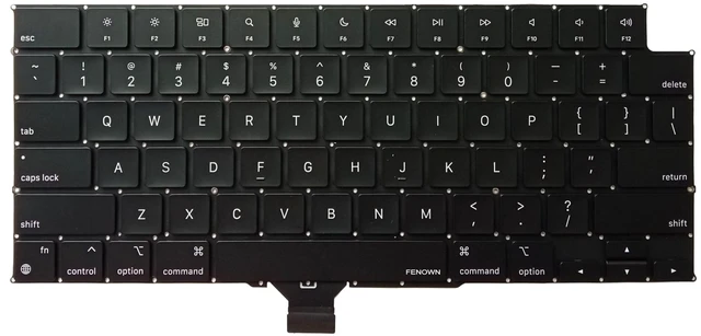 Alt view image 2 of 5 - Bfenown Replacement US Keyboard for MacBook Pro M1 M2 M3 M4 M5 Pro Max Retina 14 inch 16 inch A2442 A2485 A2779 A2780 A2918 A2991 A2992 A3185 A3186 A3112 A3401 A3403 A3434 2021-2025 Year