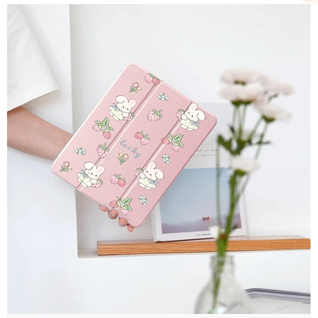 Alt view image 2 of 5 - Cute Kawaii Bunny Strawberry for iPad Pro 12.9 inch Case 5th/6th Gen