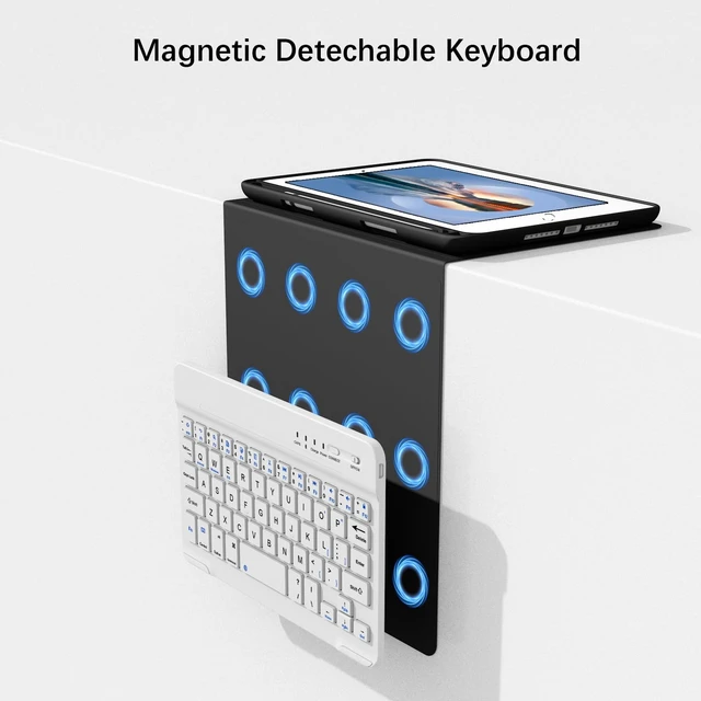 Alt view image 2 of 5 - Keyboard Case with Pencil Holder for iPad Mini 5th & 4th Generation 7.9"