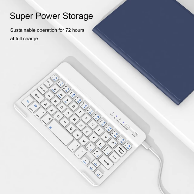 Alt view image 4 of 5 - Keyboard Case with Pencil Holder for iPad Mini 5th & 4th Generation 7.9"