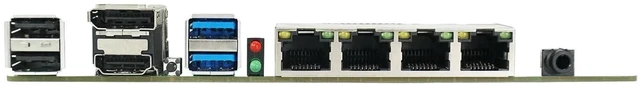 Alt view image 4 of 5 - HKUXZR N100 Industrial Motherboard NAS 4 Cores 4 Threads Low Power Processor 4x2.5G i226 Network M.2 Slot 6xSATA DP HDMI 2.0 PCIE 1 .1*M2_ SSD NVME/NGFF+ 1*M.2_ NVME