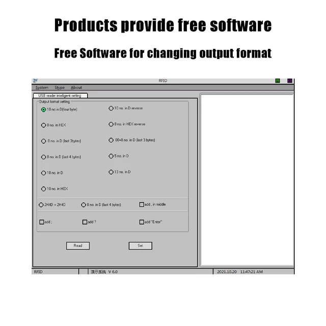Alt view image 4 of 5 - Riversmerge IC ISO14443A RFID Reader for F08/Classic S50 Card USB Keyboard Emulation Compatible with Windows/Android/Liunx System + 5pcs Card