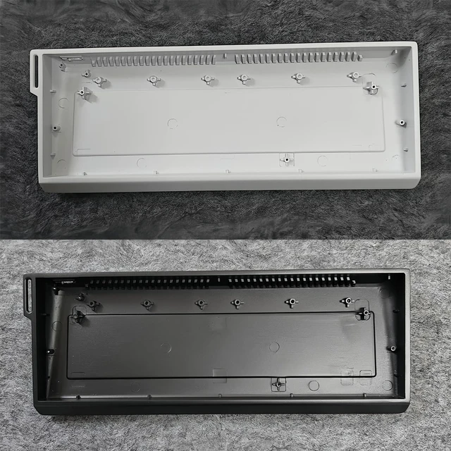 Alt view image 3 of 4 - ZMX H60 Aluminum Keyboard Case,60% Customized Mechanical Gaming Keyboard Housing Compatible with Woot60HE/MADLIONS MAD 60 HE 61Keys Compact Barebones Keyboards DIY (White)