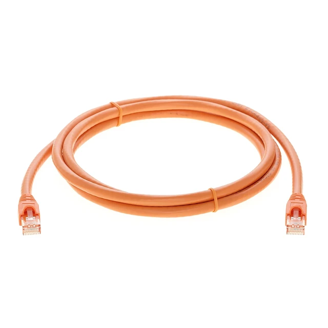 Alt view image 5 of 5 - InstallerParts Ethernet Cable CAT6A Cable UTP Booted 35 FT - Orange - Professional Series - 10Gigabit/Sec Network/High Speed Internet Cable, 550MHZ