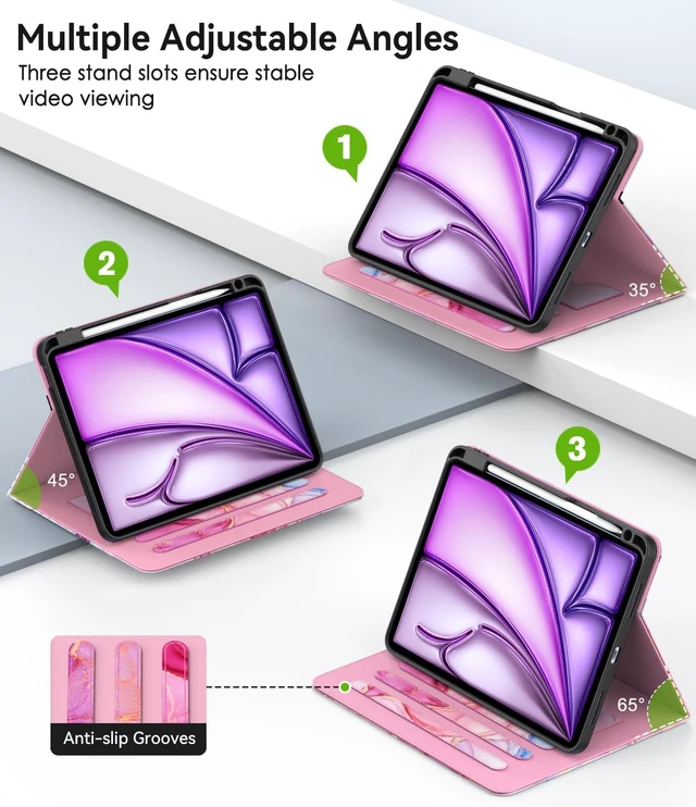 Alt view image 3 of 5 - ZoneFoker Case for iPad Air 11-inch & iPad Air 5th/ 4th Generation 10.9''