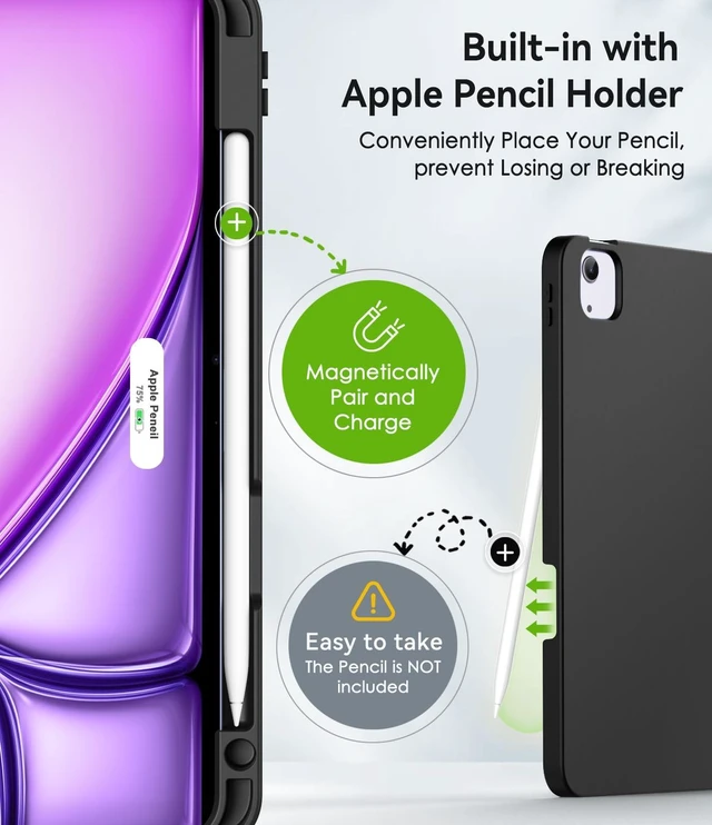 Alt view image 4 of 5 - ZoneFoker Case for iPad Air 11-inch & iPad Air 5th/ 4th Generation 10.9''