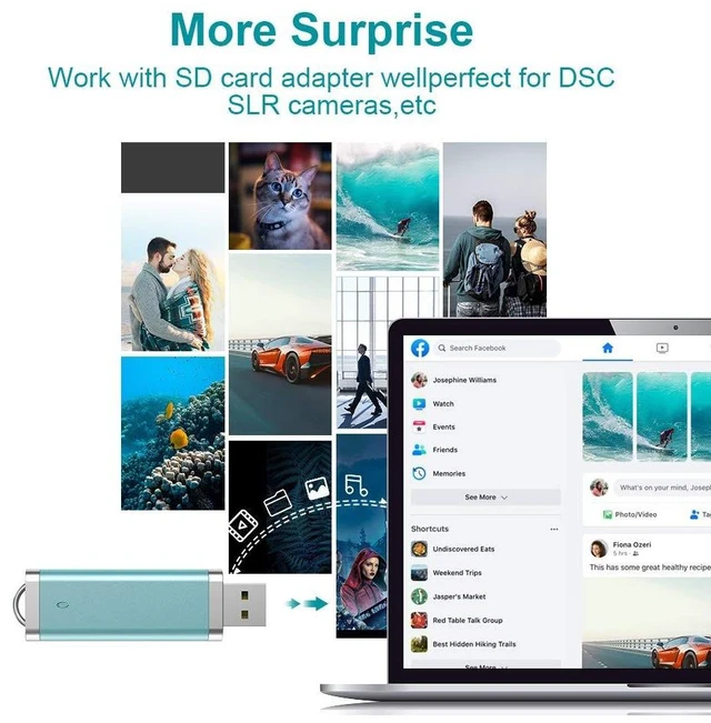 Alt view image 2 of 5 - KEXIN 10 Pack 8GB Flash Drive USB Drive Thumb Drive 8 GB USB Flash Drive Jump Drive 8G Flash Drives Photo Memory Stick Pen Drive Zip Drive Coloful