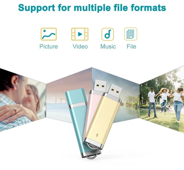 Alt view image 3 of 5 - KEXIN 10 Pack 8GB Flash Drive USB Drive Thumb Drive 8 GB USB Flash Drive Jump Drive 8G Flash Drives Photo Memory Stick Pen Drive Zip Drive Coloful