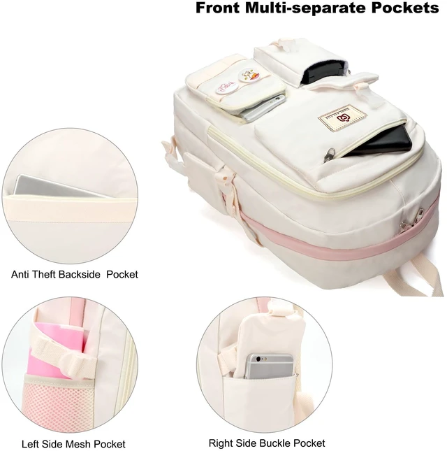 Alt view image 4 of 5 - Hidds Laptop Backpacks 15.6 In Kids School Backpack for Girls Women Bookbag