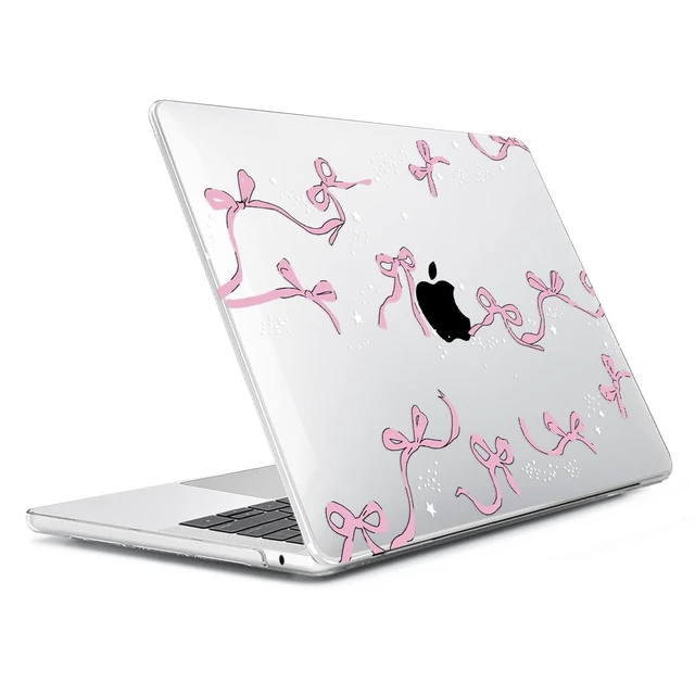 Alt view image 3 of 5 - HOHAIYOO Compatible with MacBook Air 13.6 inch Case 2026 2025 2024-2022 Release M5 A3449 M4 A3240 M3 A3113 M2 A2681 with Touch ID, Plastic Hard Shell&Keyboard Cover&Screen Protector&Webcam Cover, Bows