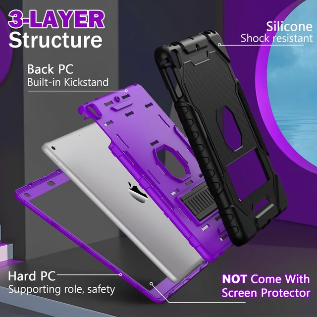 Alt view image 4 of 5 - ZoneFoker 9.7" Case for iPad 6th/5th Generation 2018/2017 Shockproof