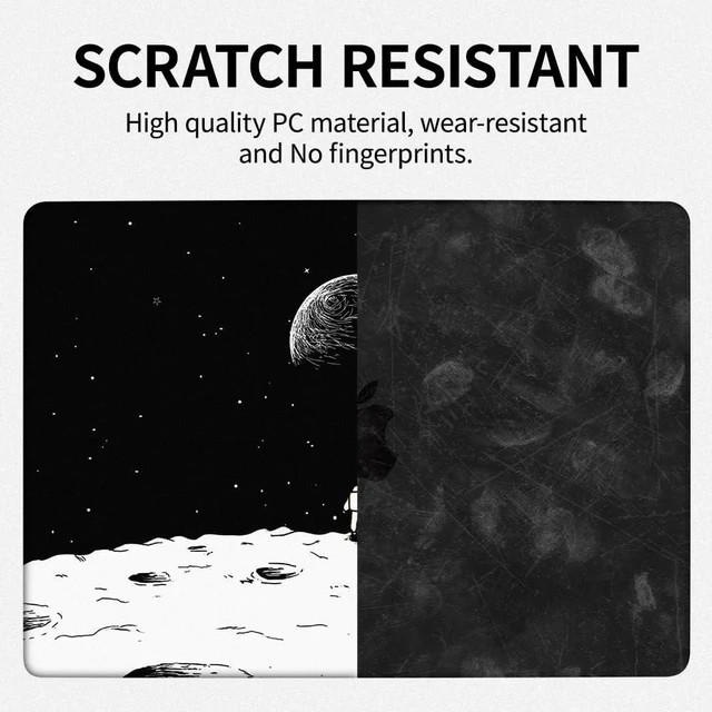 Alt view image 4 of 5 - Hard Shell Case for MacBook Pro 14 Inch 2026-2021 M5 M4 M3 M2 M1 Pro Max A3426 A3427 A3434 A3401 A3185 A3112 A2992 A2918 A2779 A2442, Matte Anti-Scratch Astronaut Pattern Laptop Protective Cover