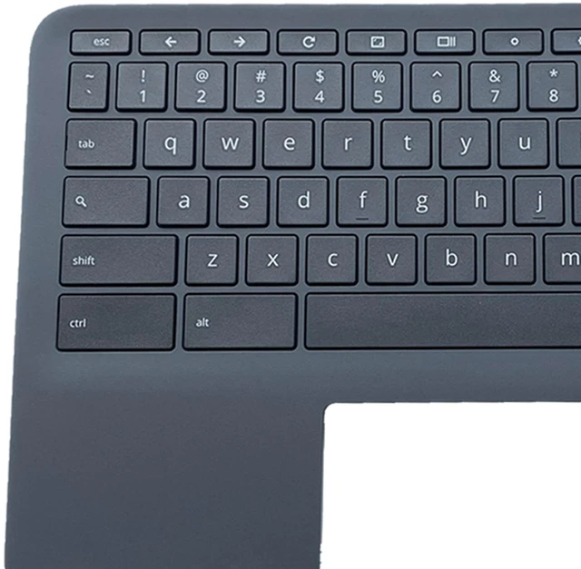 Alt view image 4 of 5 - Replacement for HP Chromebook 11 G8 EE Laptop Upper Top Cover Case Palmrest Keyboard Assembly Part L90339-001
