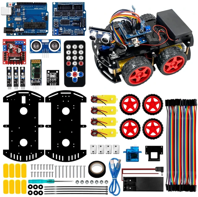 Main image of Hosyond Smart Robot Car R3 Project Kit Compatible with Arduino IDE