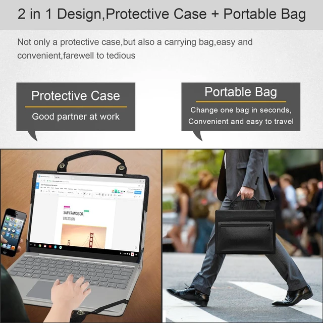 Alt view image 2 of 5 - Laptop Case Cover Sleeve for HP ZBook Firefly 16 G10 with Portable Bag with Bag Handle,Black